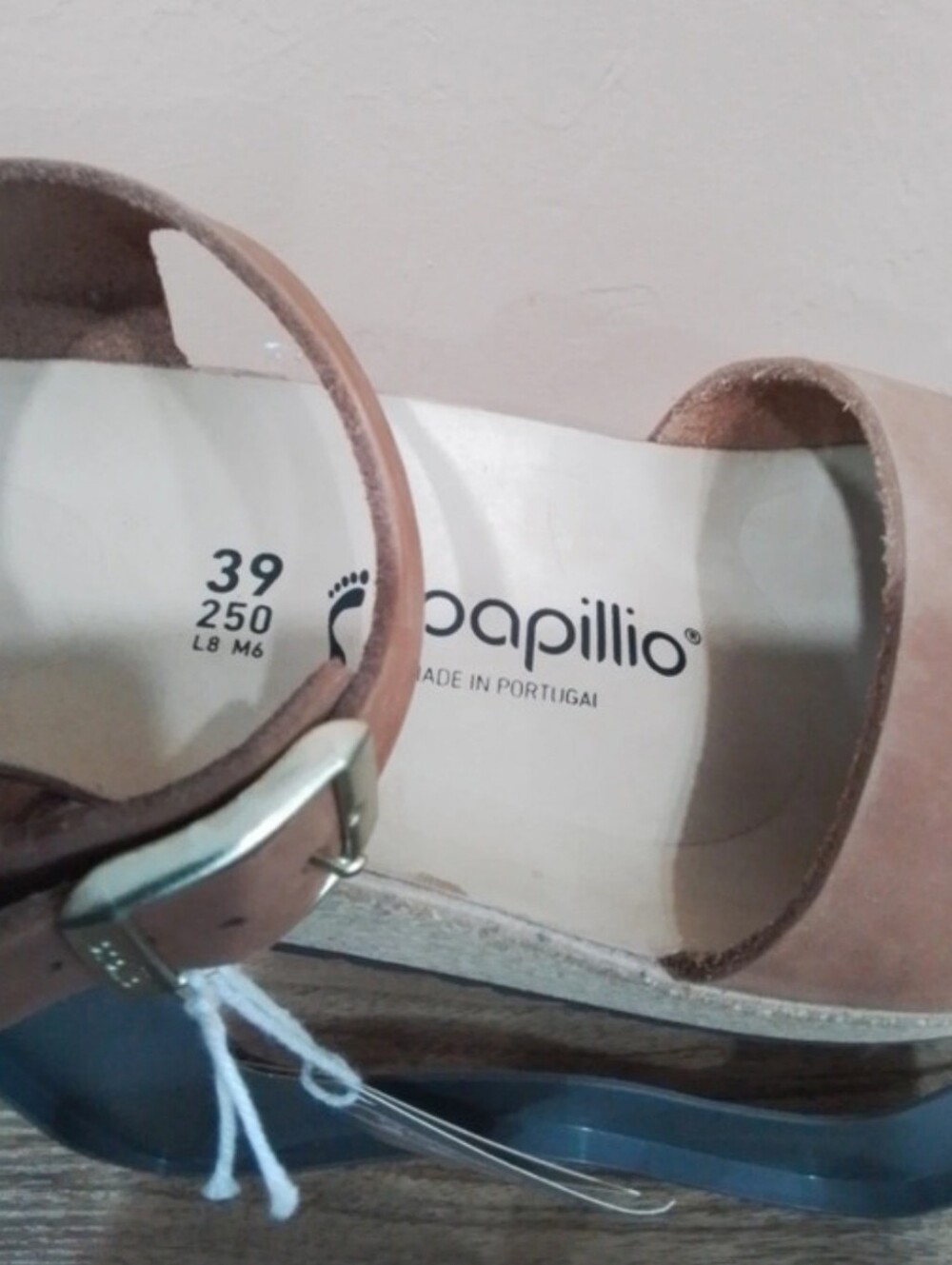 Papillio Women's Tan Suede Platform Sandals